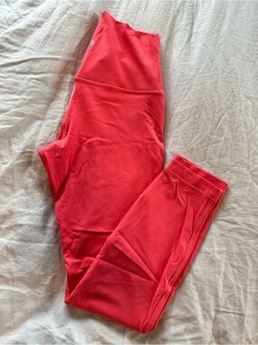 lululemon athletica Coral Pink High-Rise Leggings